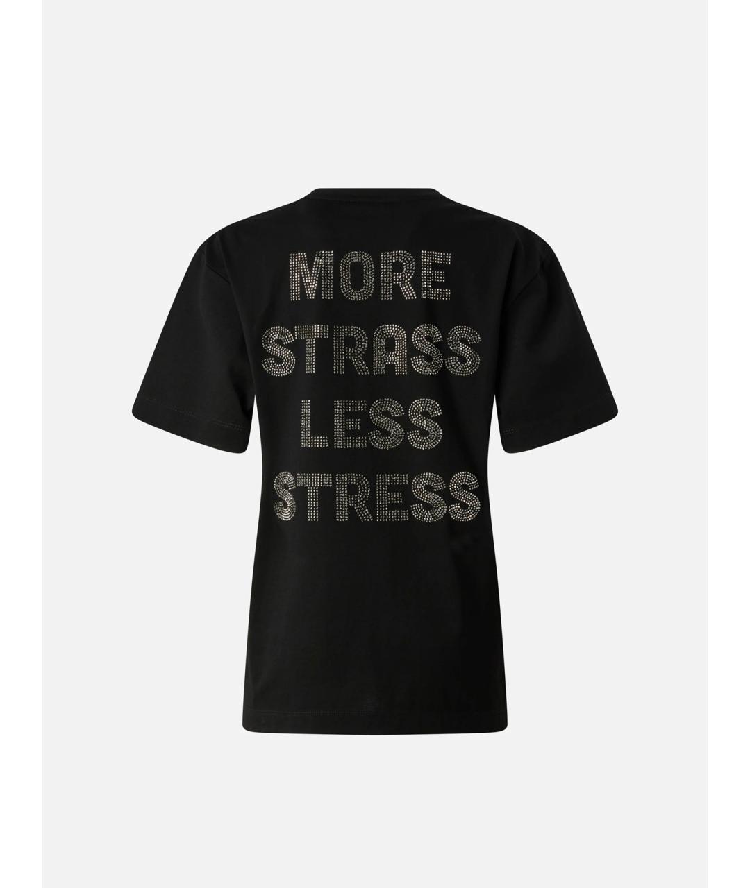 PINKO Черная хлопковая футболка, фото 6