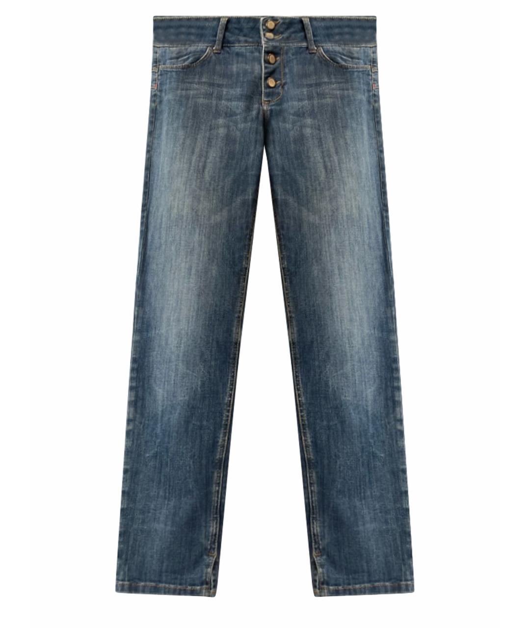 LIU JO Синие хлопковые джинсы слим, фото 1