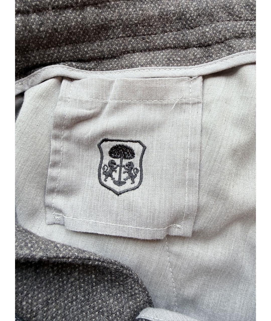 CORNELIANI Коричневые полиэстеровые повседневные брюки, фото 6