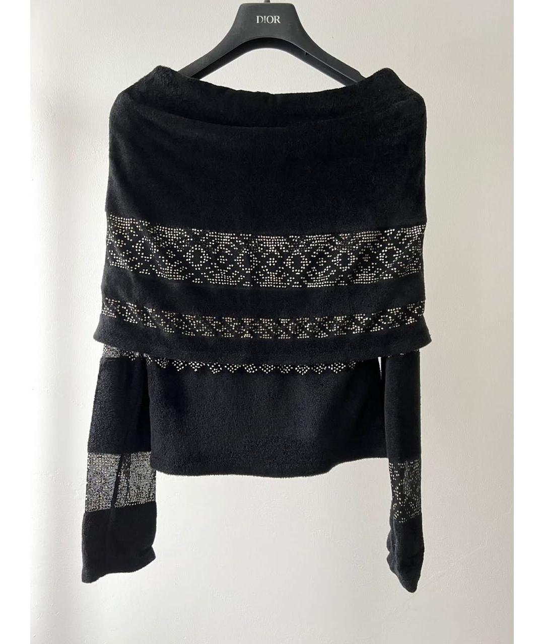 CHRISTIAN DIOR Черный джемпер / свитер, фото 9