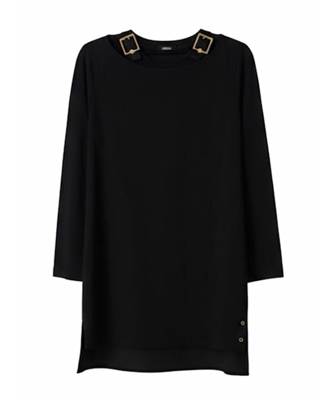 VERSUS VERSACE Черное ацетатное коктейльное платье, фото 1