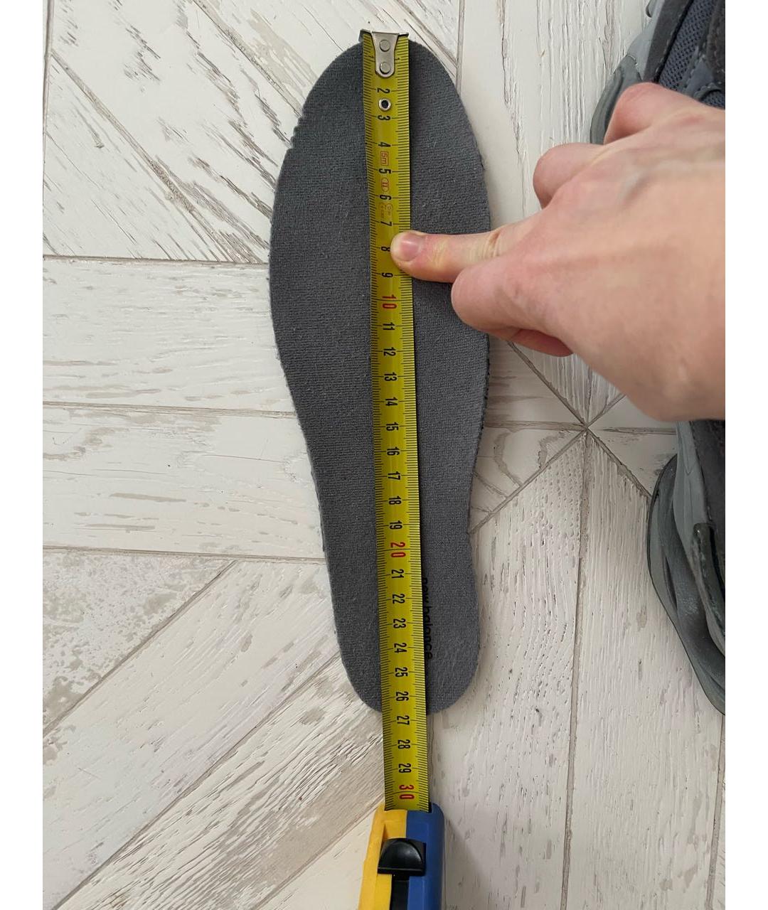 NEW BALANCE Антрацитовые замшевые кроссовки, фото 8