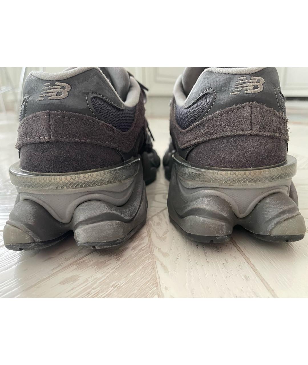 NEW BALANCE Антрацитовые замшевые кроссовки, фото 4