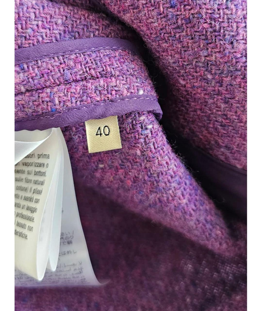 GUCCI Фиолетовая юбка мини, фото 6