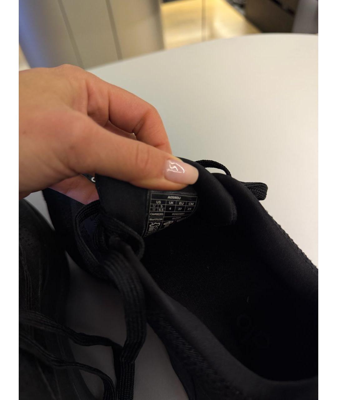 ALO YOGA Черные текстильные кроссовки, фото 3