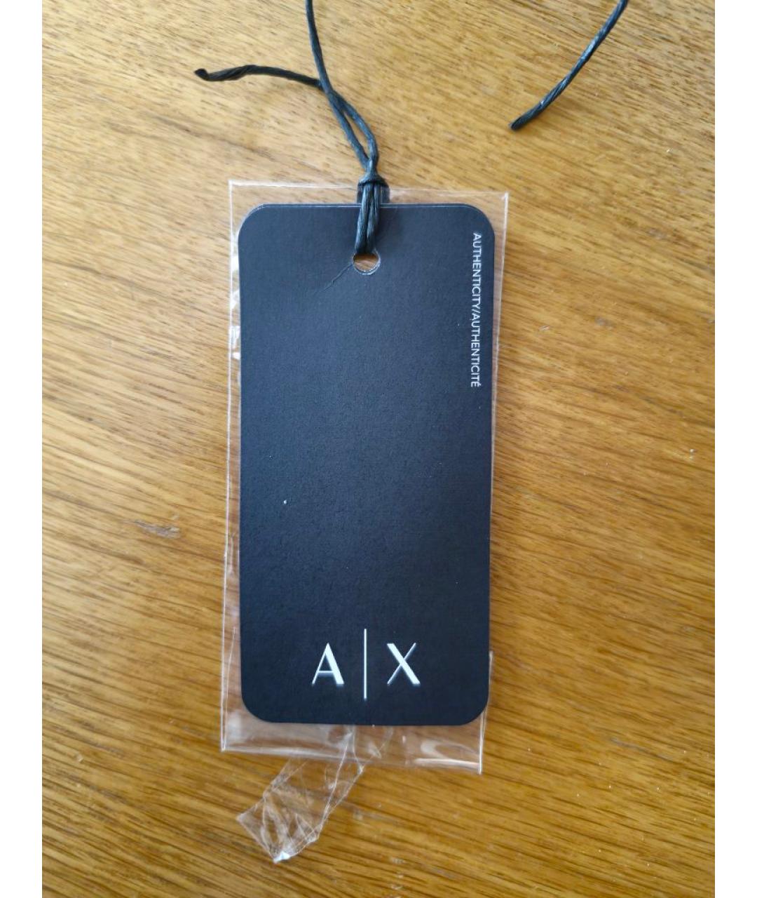 ARMANI EXCHANGE Темно-синяя поясная сумка из искусственной кожи, фото 6