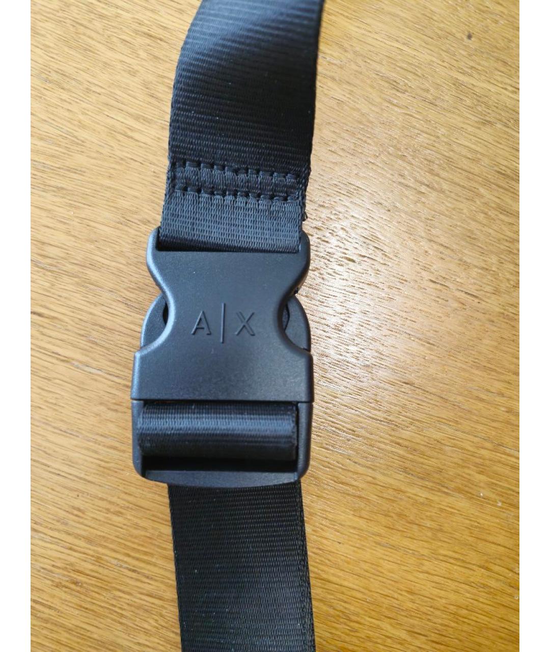 ARMANI EXCHANGE Темно-синяя поясная сумка из искусственной кожи, фото 9