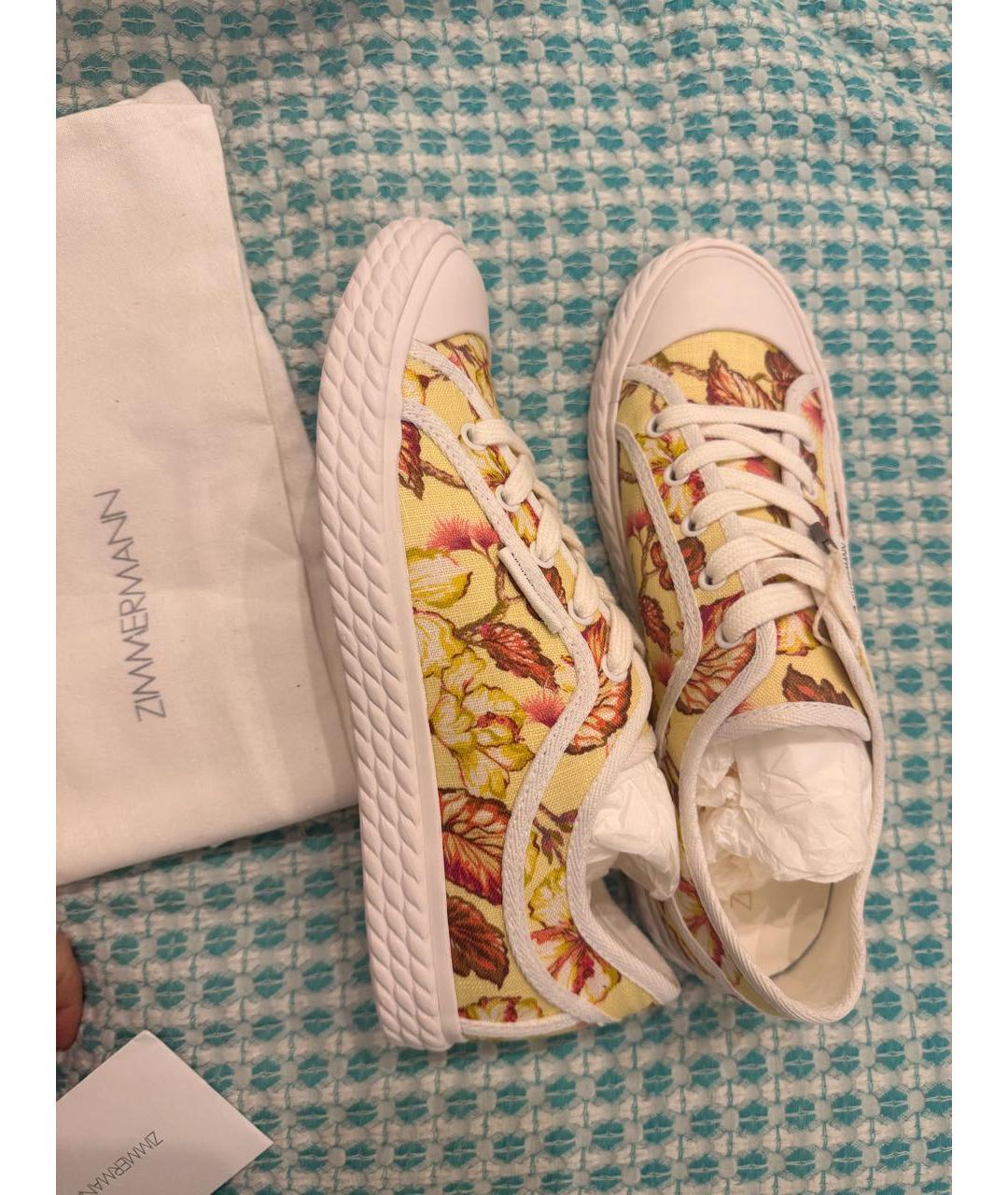 ZIMMERMANN Мульти текстильные кеды, фото 5