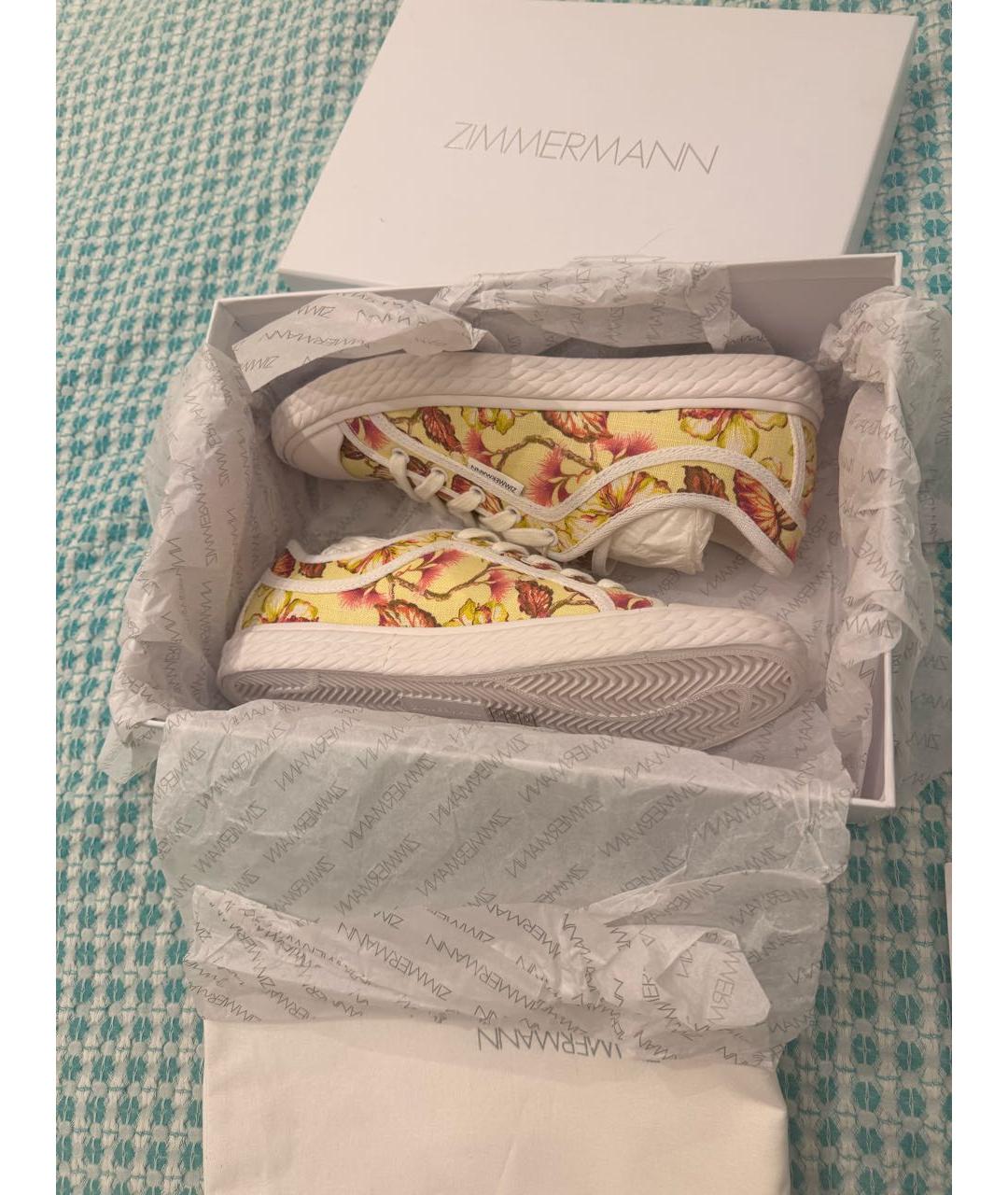 ZIMMERMANN Мульти текстильные кеды, фото 2