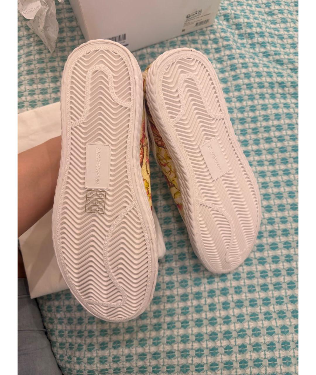 ZIMMERMANN Мульти текстильные кеды, фото 7