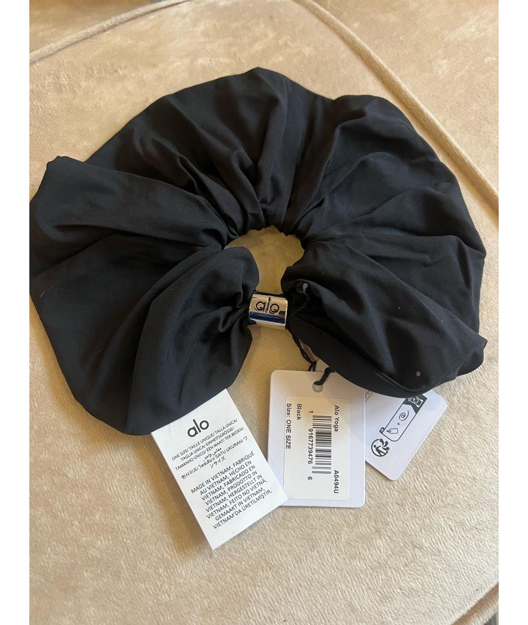 ALO YOGA Черная резинка, фото 4