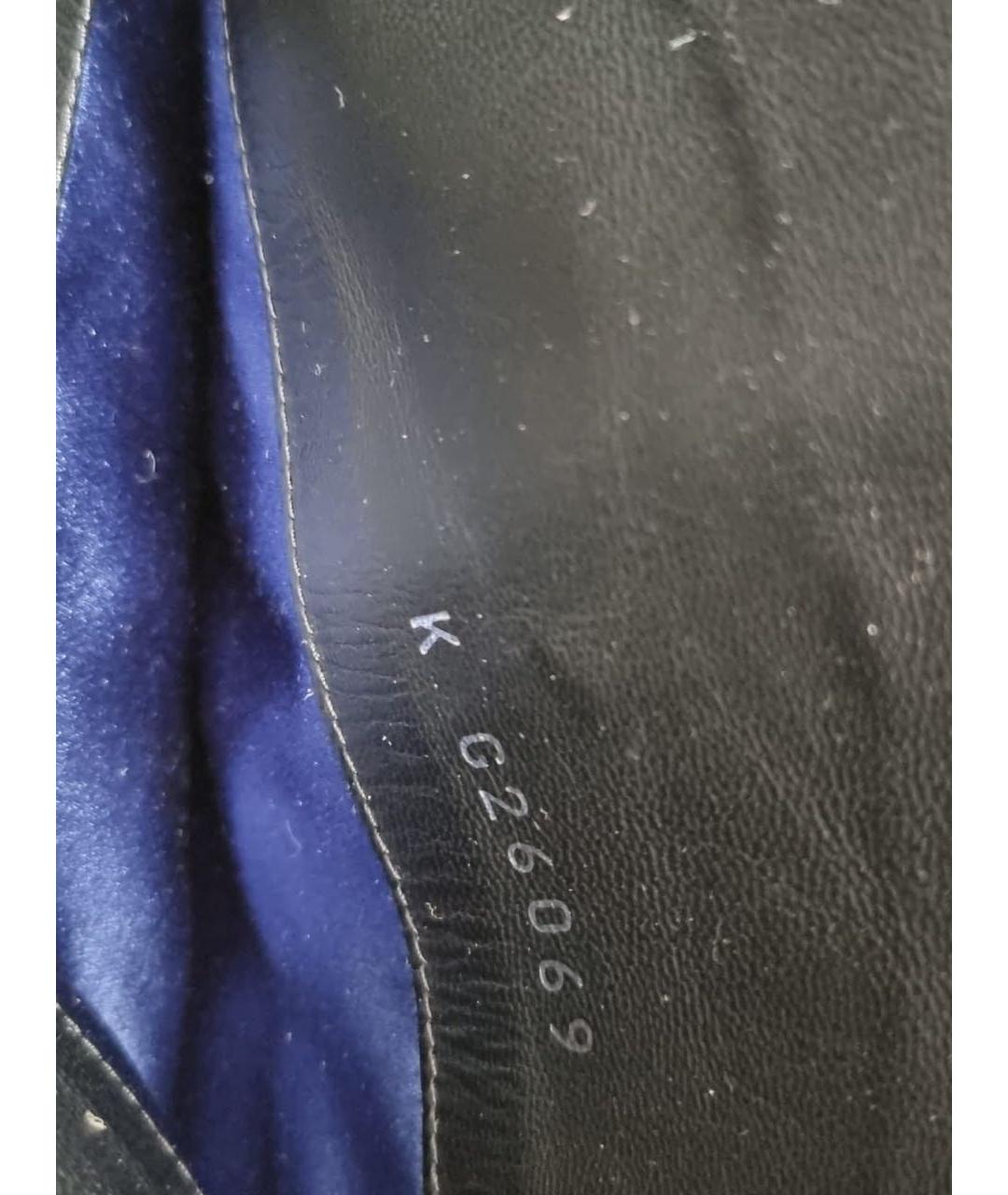 CHANEL Черные кожаные сапоги, фото 7