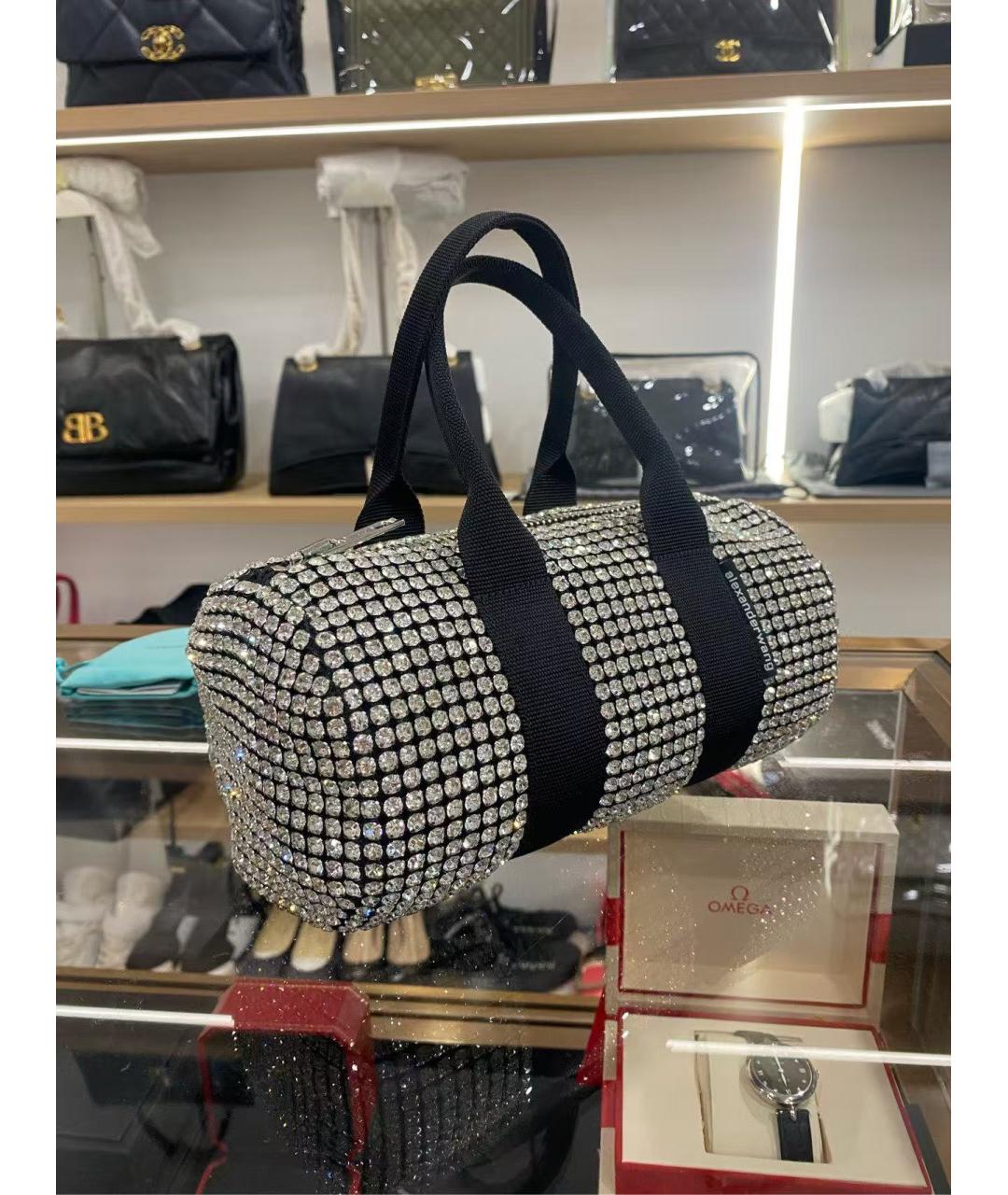 ALEXANDER WANG Серебряная сумка с короткими ручками, фото 3