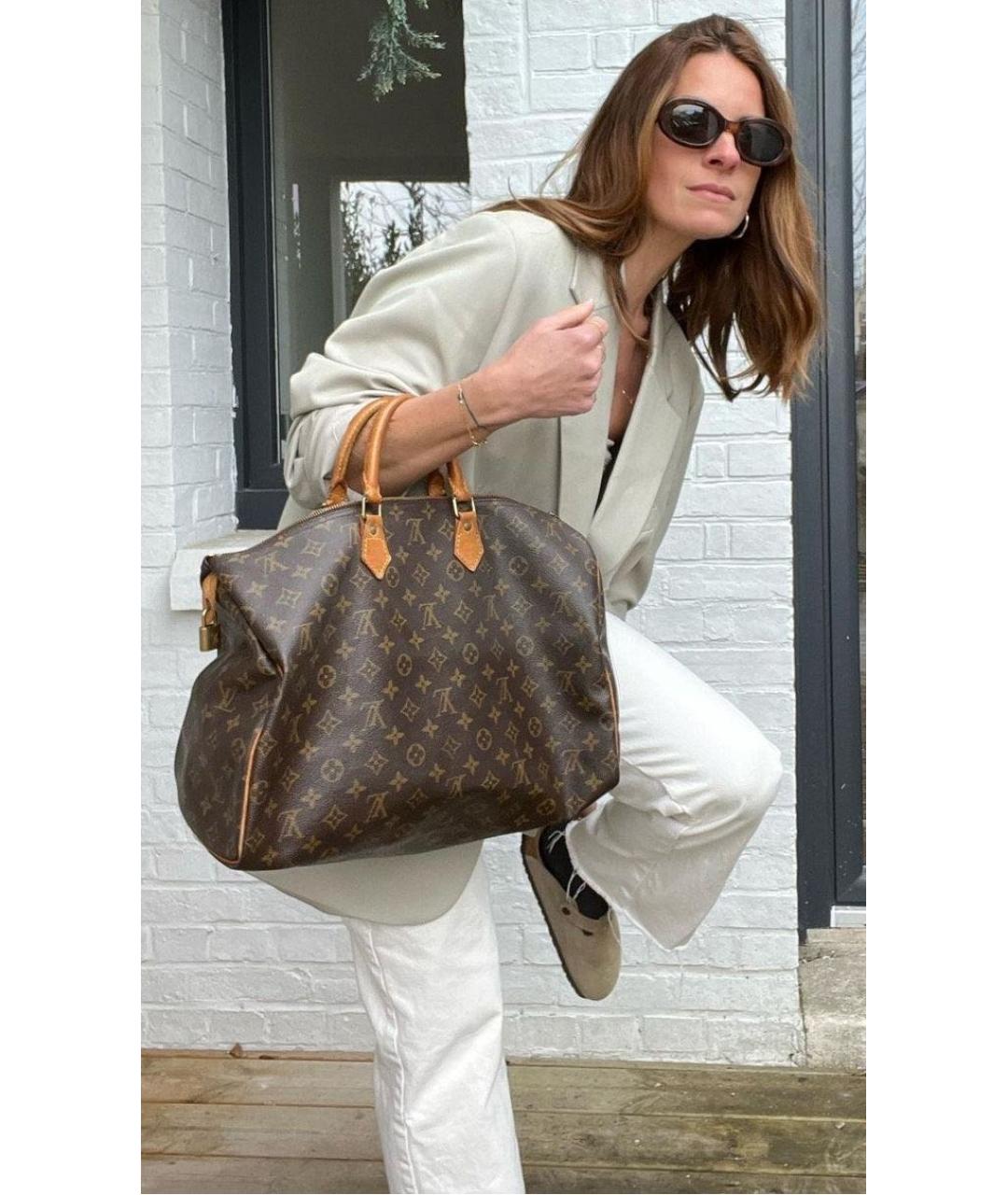 LOUIS VUITTON Коричневая сумка с короткими ручками, фото 8