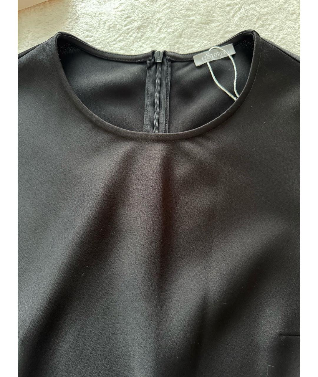 12 STOREEZ Черное полиэстеровое коктейльное платье, фото 6