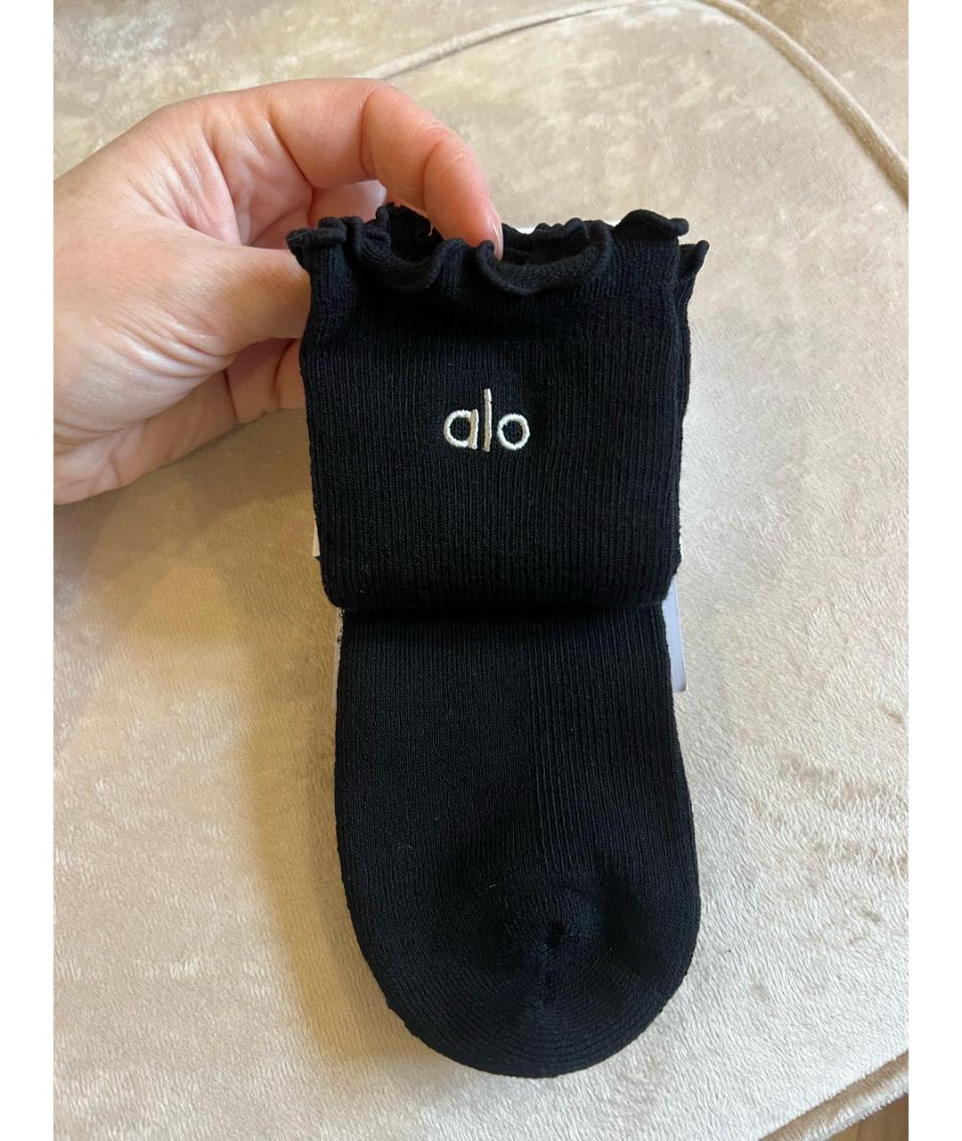 ALO YOGA Черные носки, чулки и колготы, фото 7