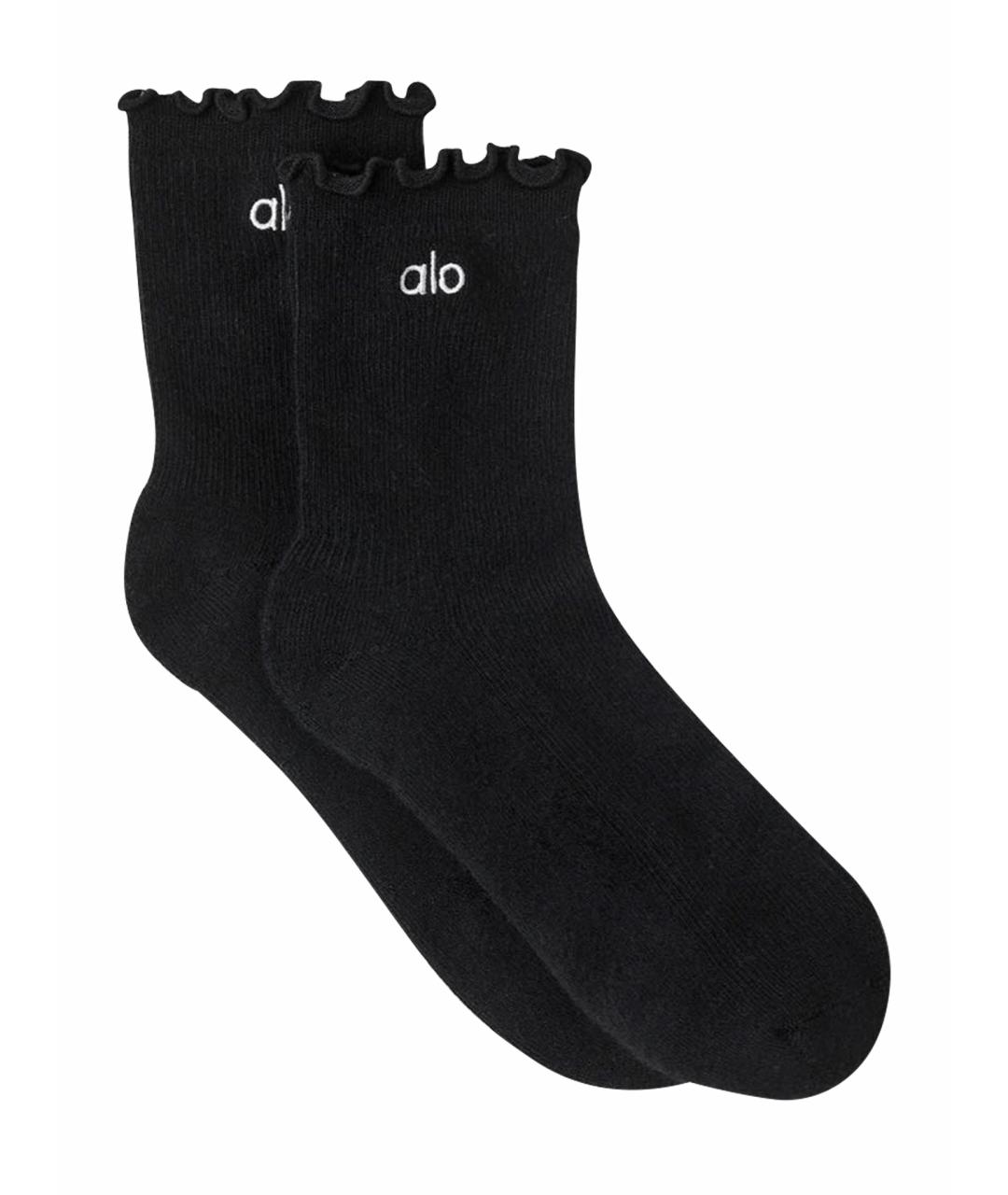 ALO YOGA Черные носки, чулки и колготы, фото 1