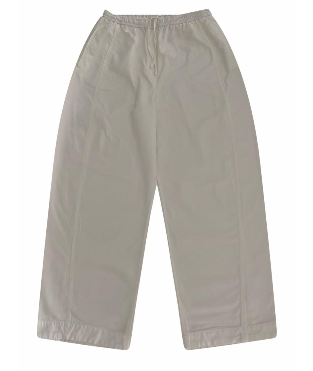 COS Белые хлопковые брюки широкие, фото 1