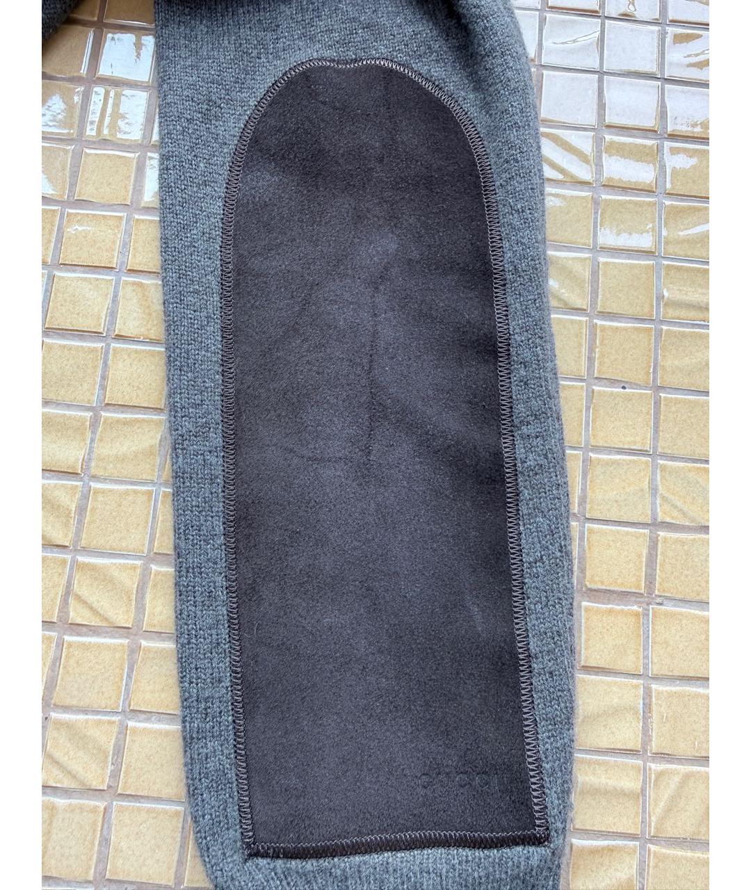 GUCCI Коричневый кашемировый джемпер / свитер, фото 5