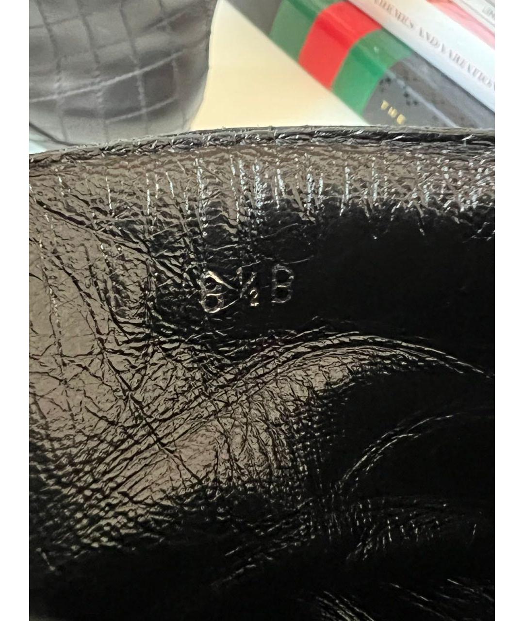 CHANEL Черные кожаные сапоги, фото 4