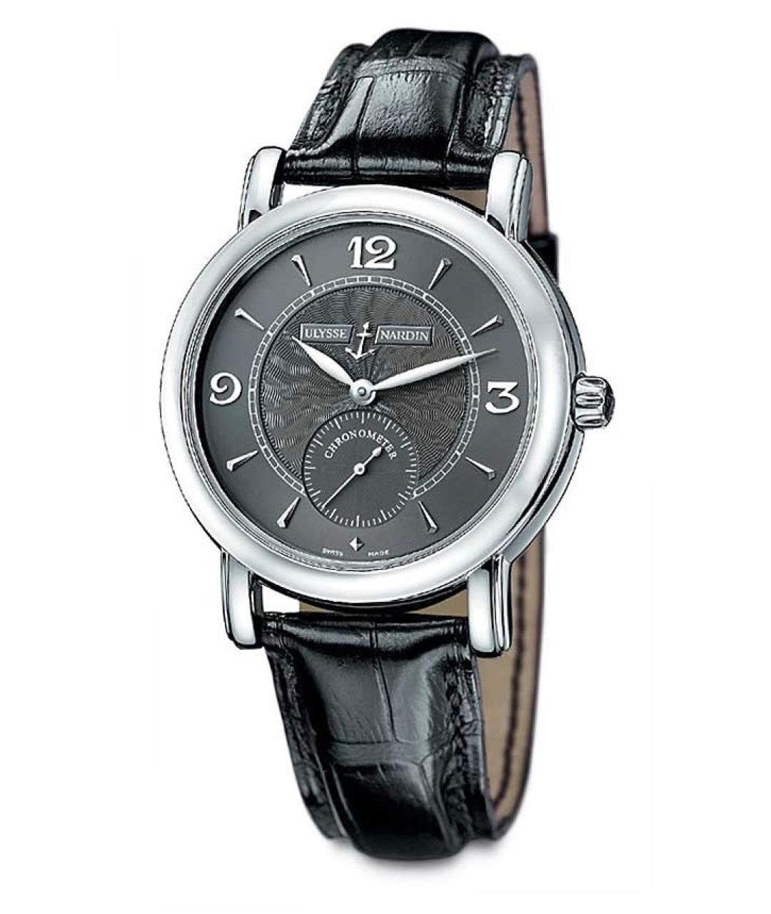 Ulysse Nardin Серые платиновые часы, фото 3