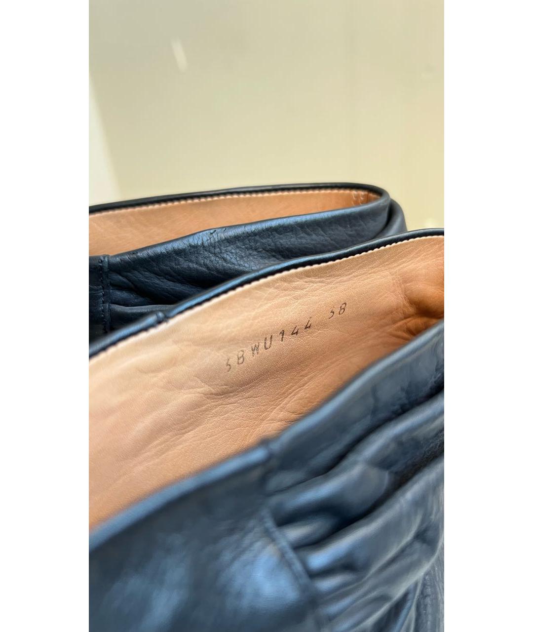 MAISON MARGIELA Черные кожаные ботильоны, фото 5