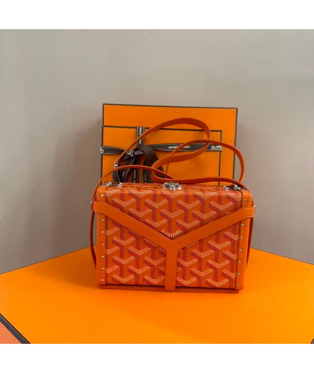 GOYARD Оранжевая сумка через плечо, фото 6