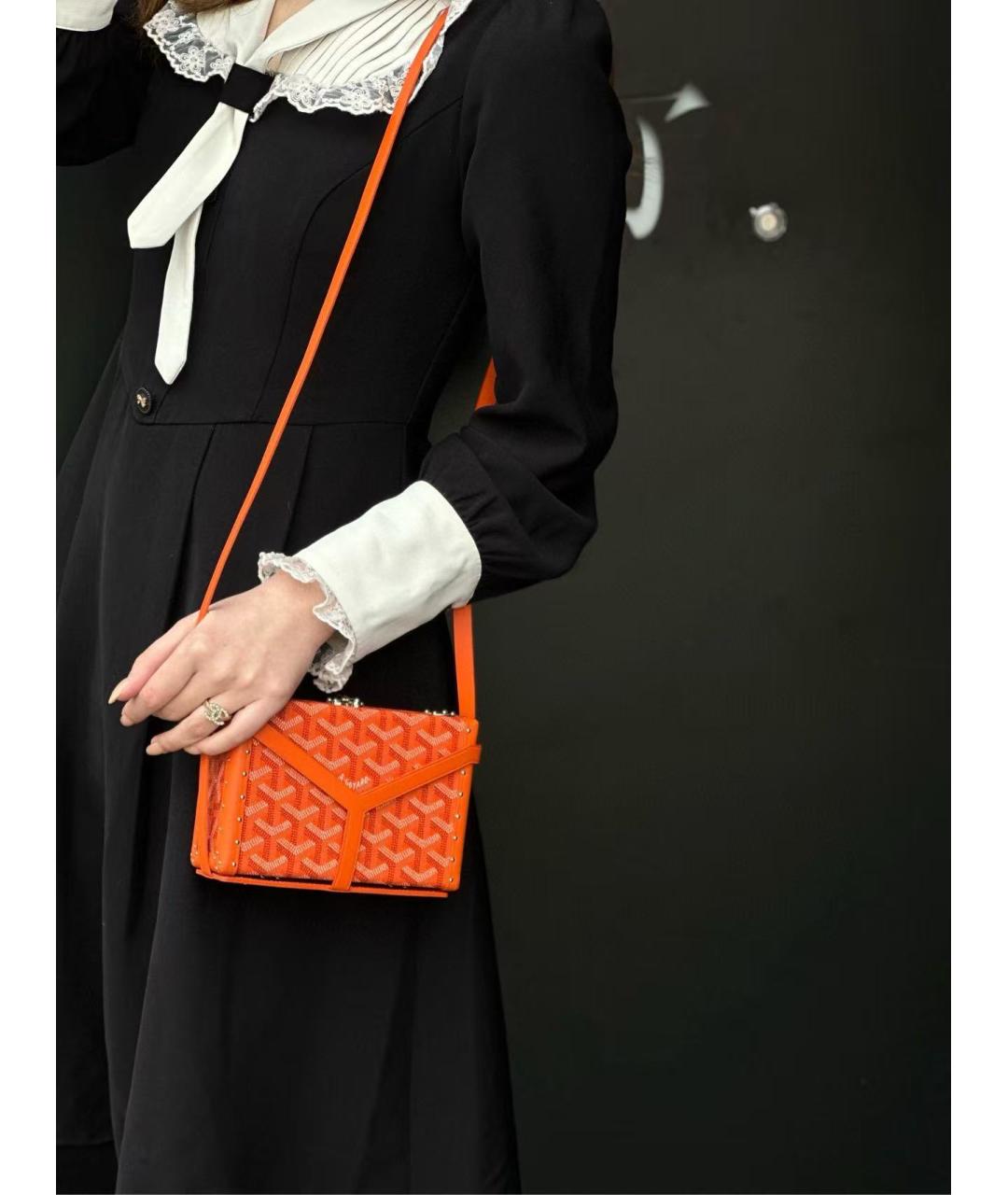 GOYARD Оранжевая сумка через плечо, фото 4