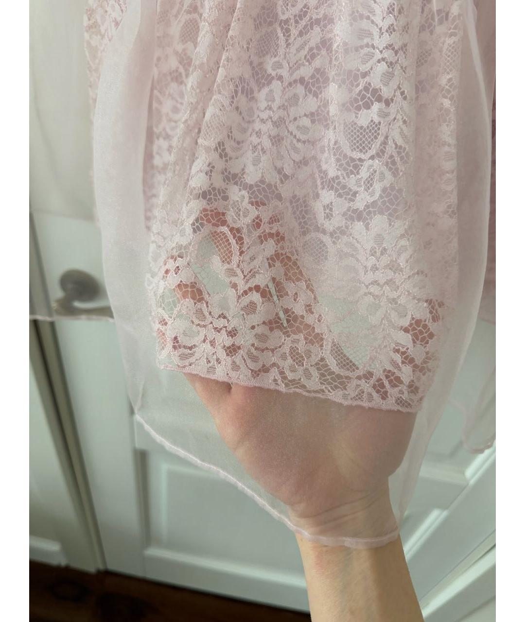 ERMANNO SCERVINO Розовое вискозное коктейльное платье, фото 3