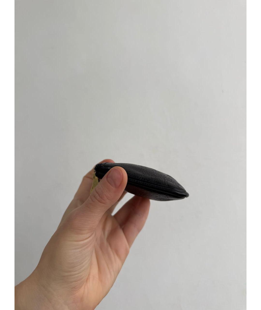 BOTTEGA VENETA Черный кожаный кошелек, фото 5