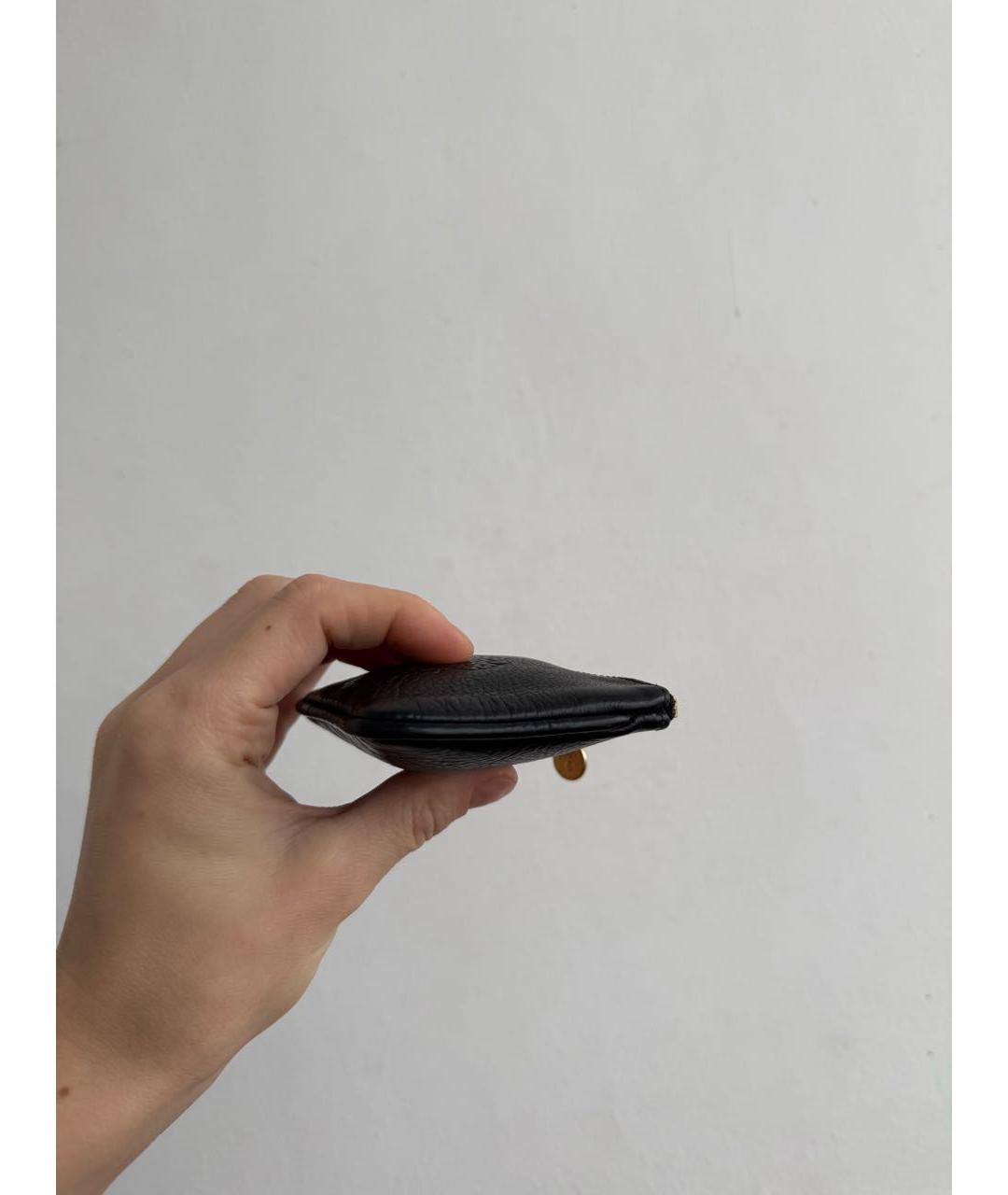 BOTTEGA VENETA Черный кожаный кошелек, фото 3