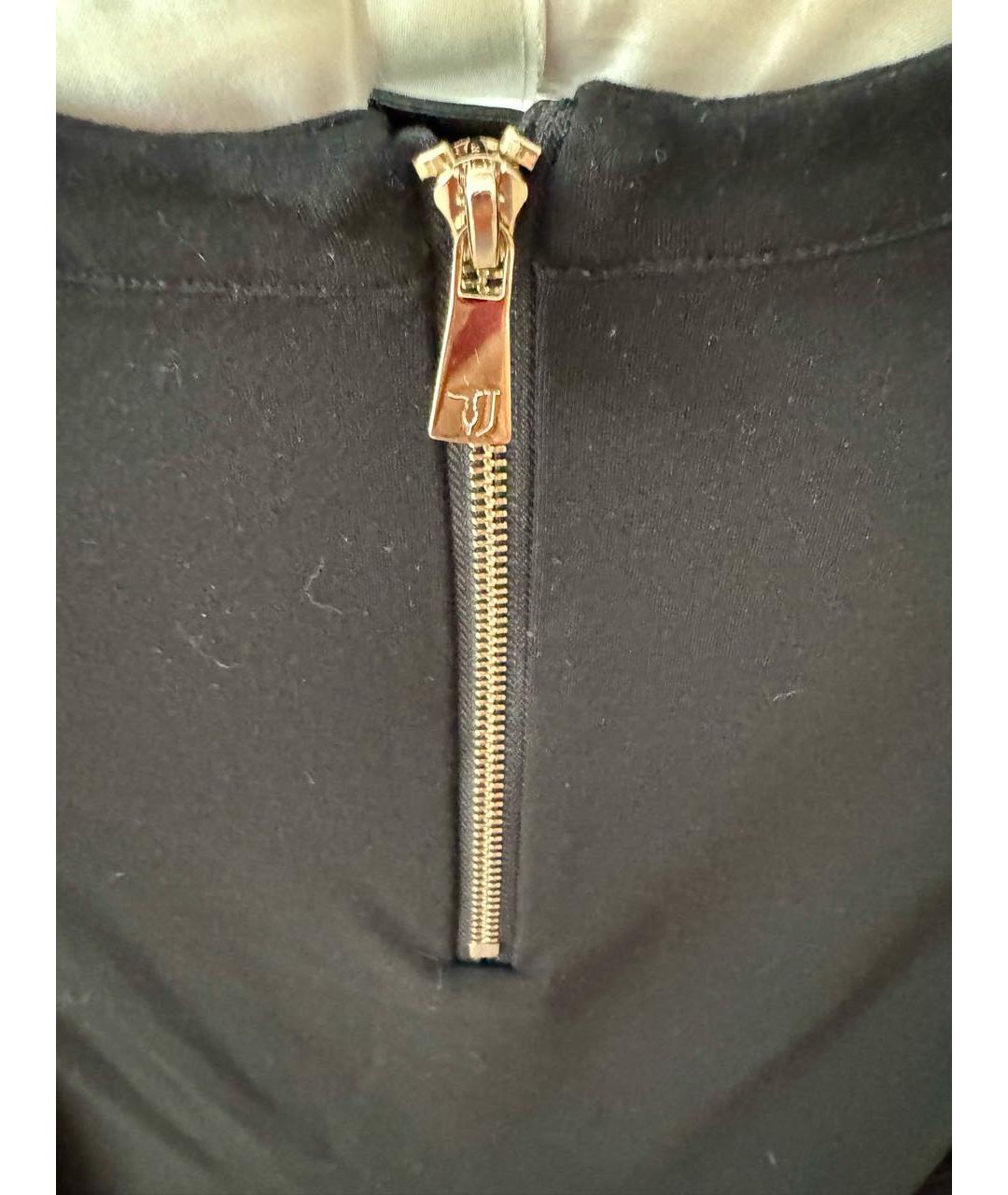 TRUSSARDI JEANS Черный вискозный джемпер / свитер, фото 5