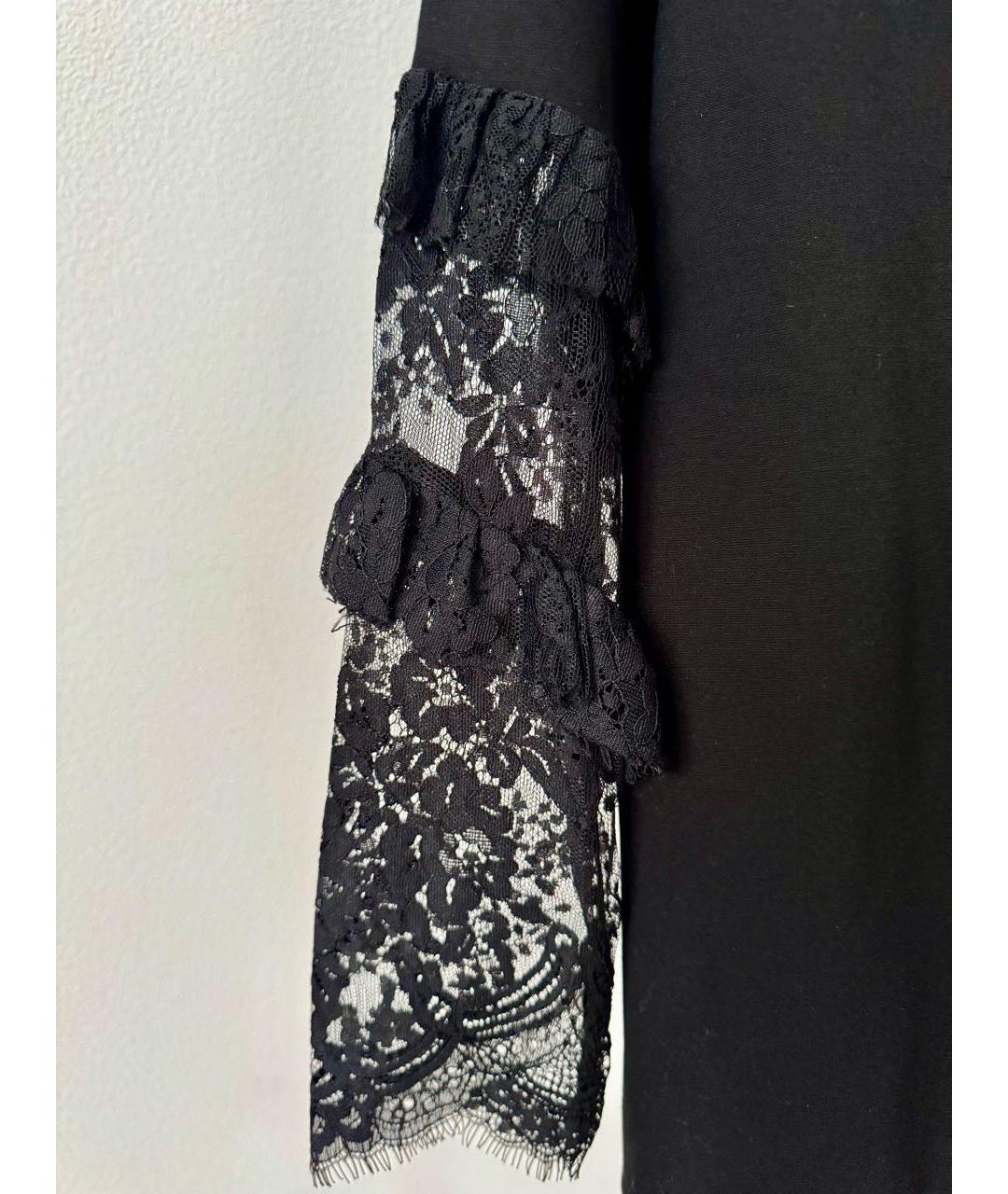 TRUSSARDI JEANS Черный вискозный джемпер / свитер, фото 3