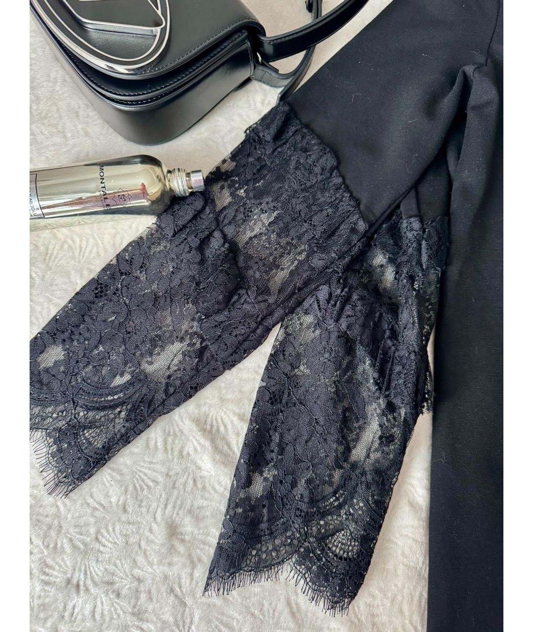 TRUSSARDI JEANS Черный вискозный джемпер / свитер, фото 6