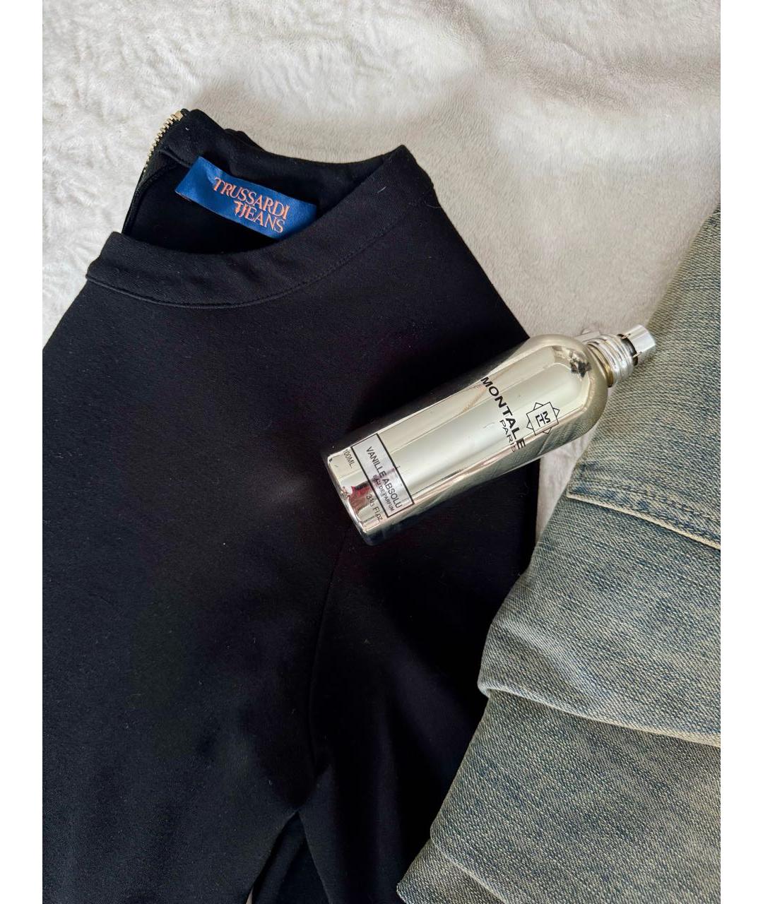 TRUSSARDI JEANS Черный вискозный джемпер / свитер, фото 7