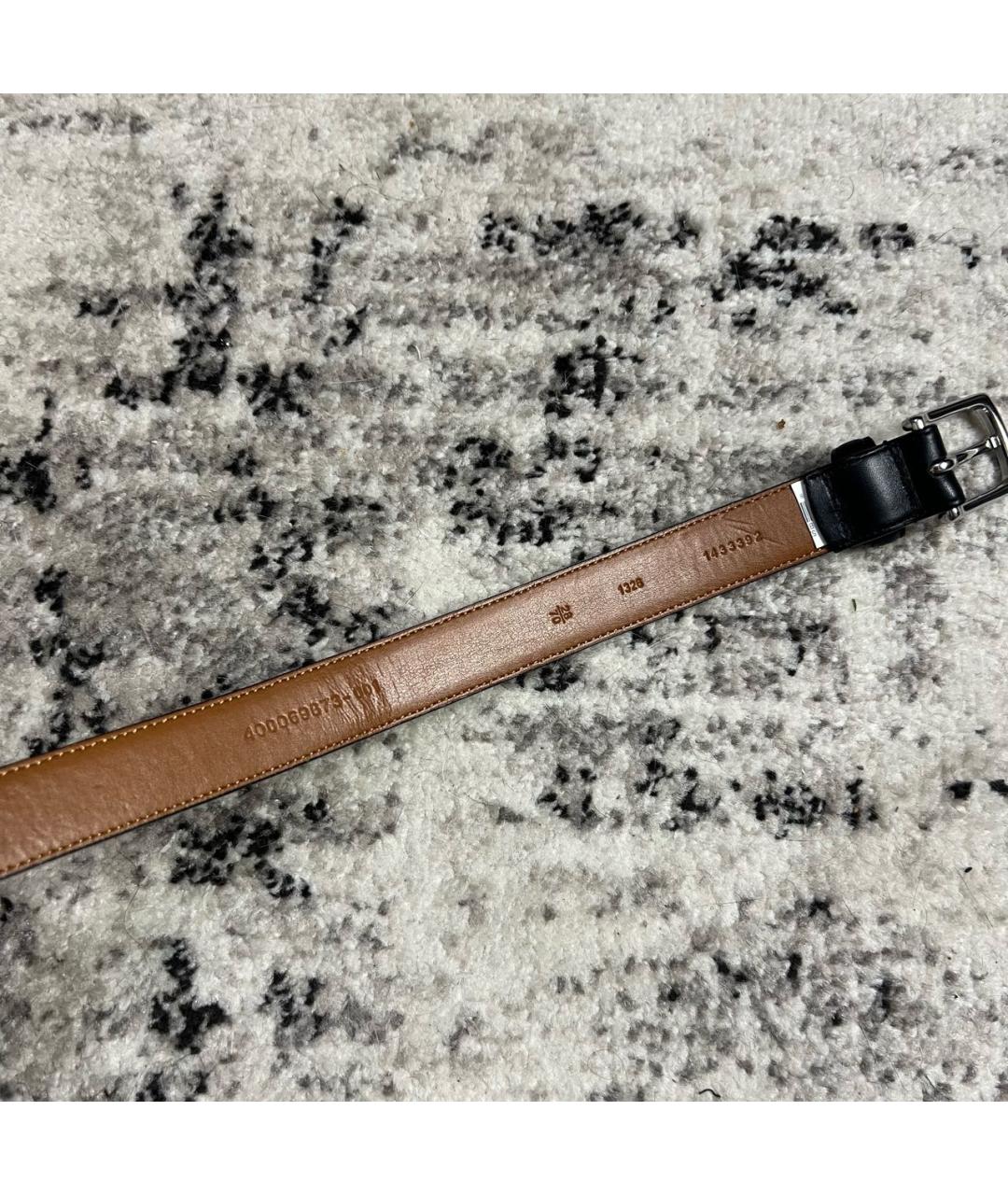 POLO RALPH LAUREN Черный кожаный ремень, фото 6