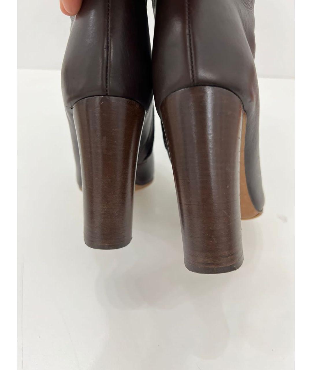 CHLOE Коричневые сапоги, фото 5