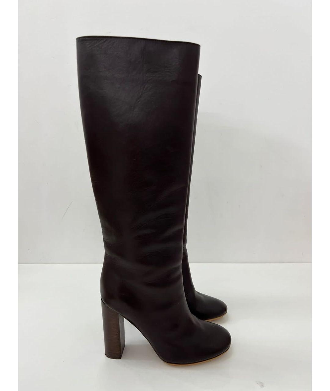 CHLOE Коричневые сапоги, фото 9