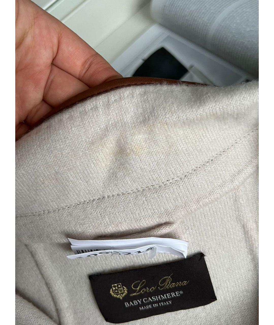 LORO PIANA Коричневое пальто, фото 8