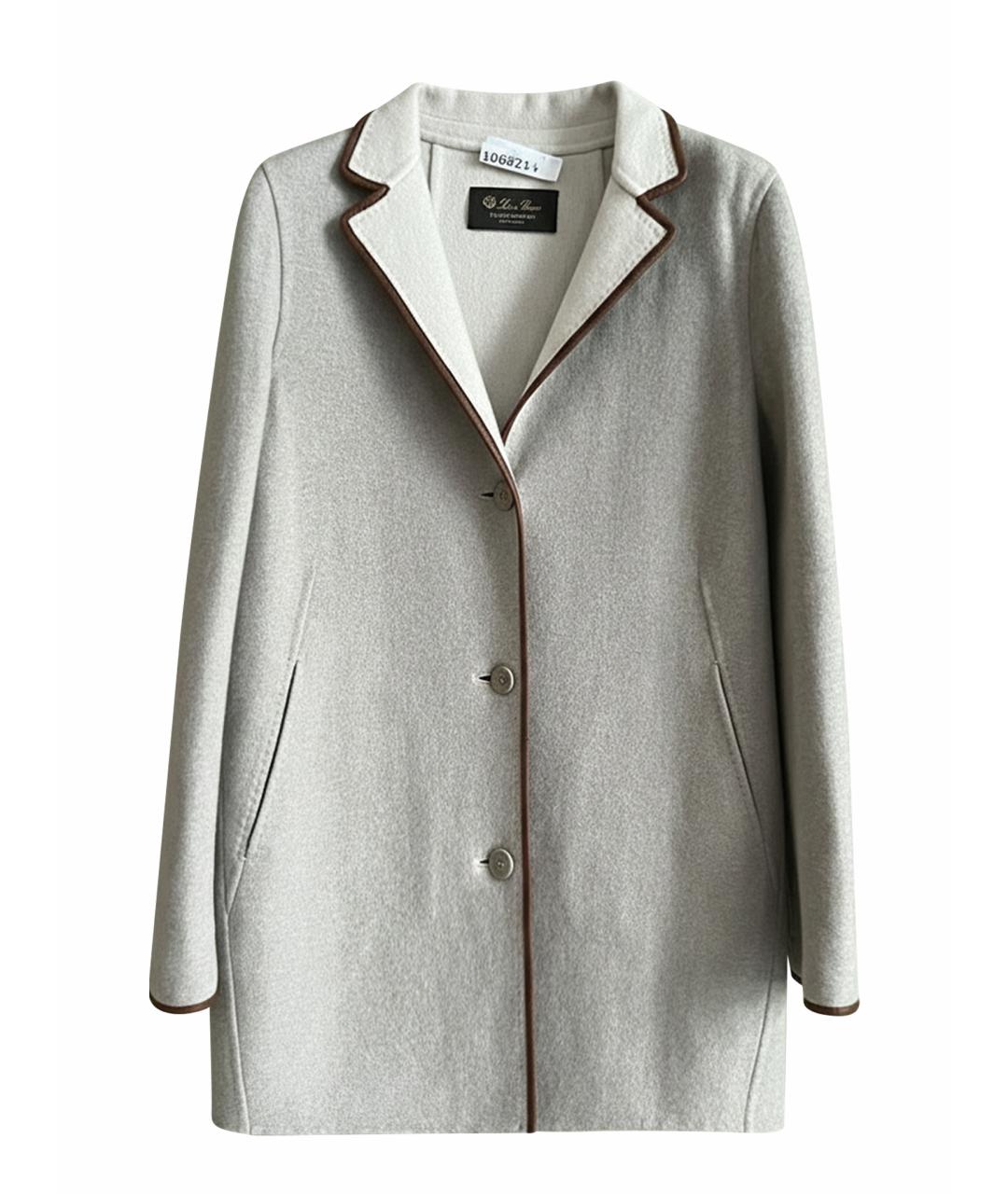 LORO PIANA Коричневое пальто, фото 1