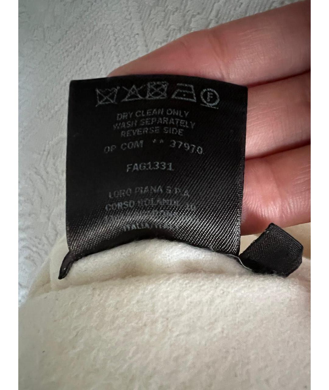 LORO PIANA Бежевое пальто, фото 5