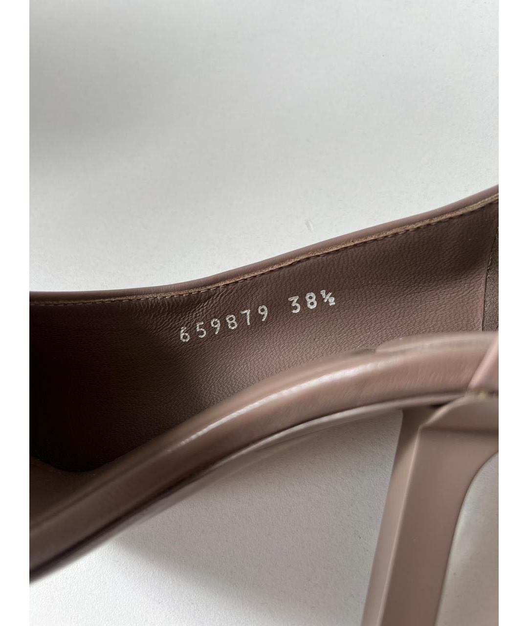 BALENCIAGA Коричневые кожаные туфли, фото 7