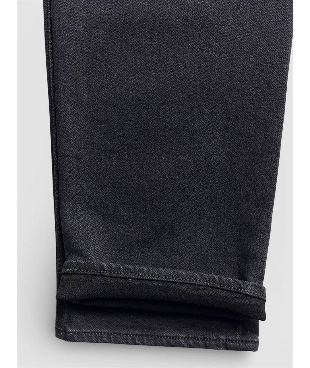 STONE ISLAND Черные хлопковые джинсы скинни, фото 5