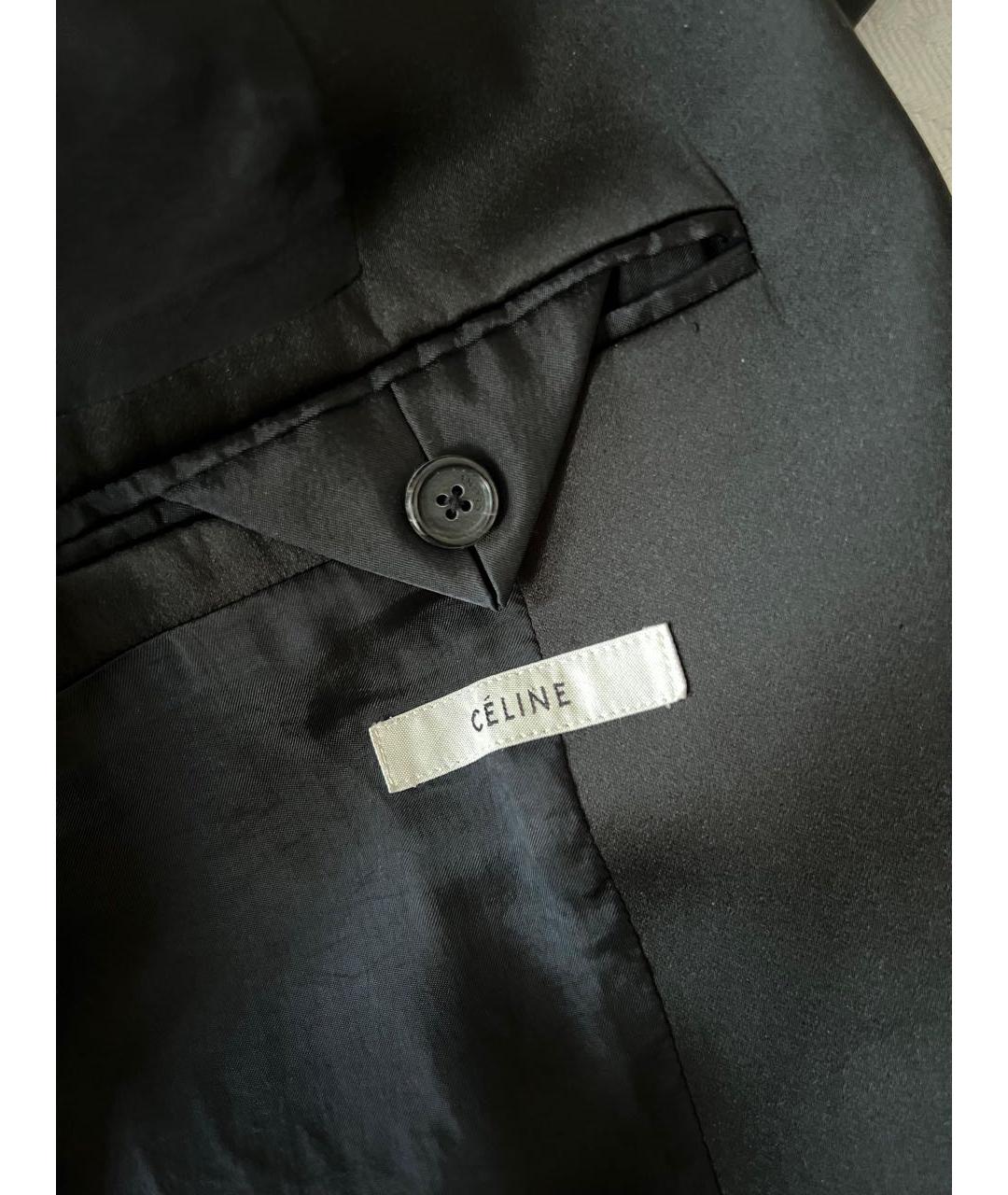 CELINE Черное пальто, фото 3