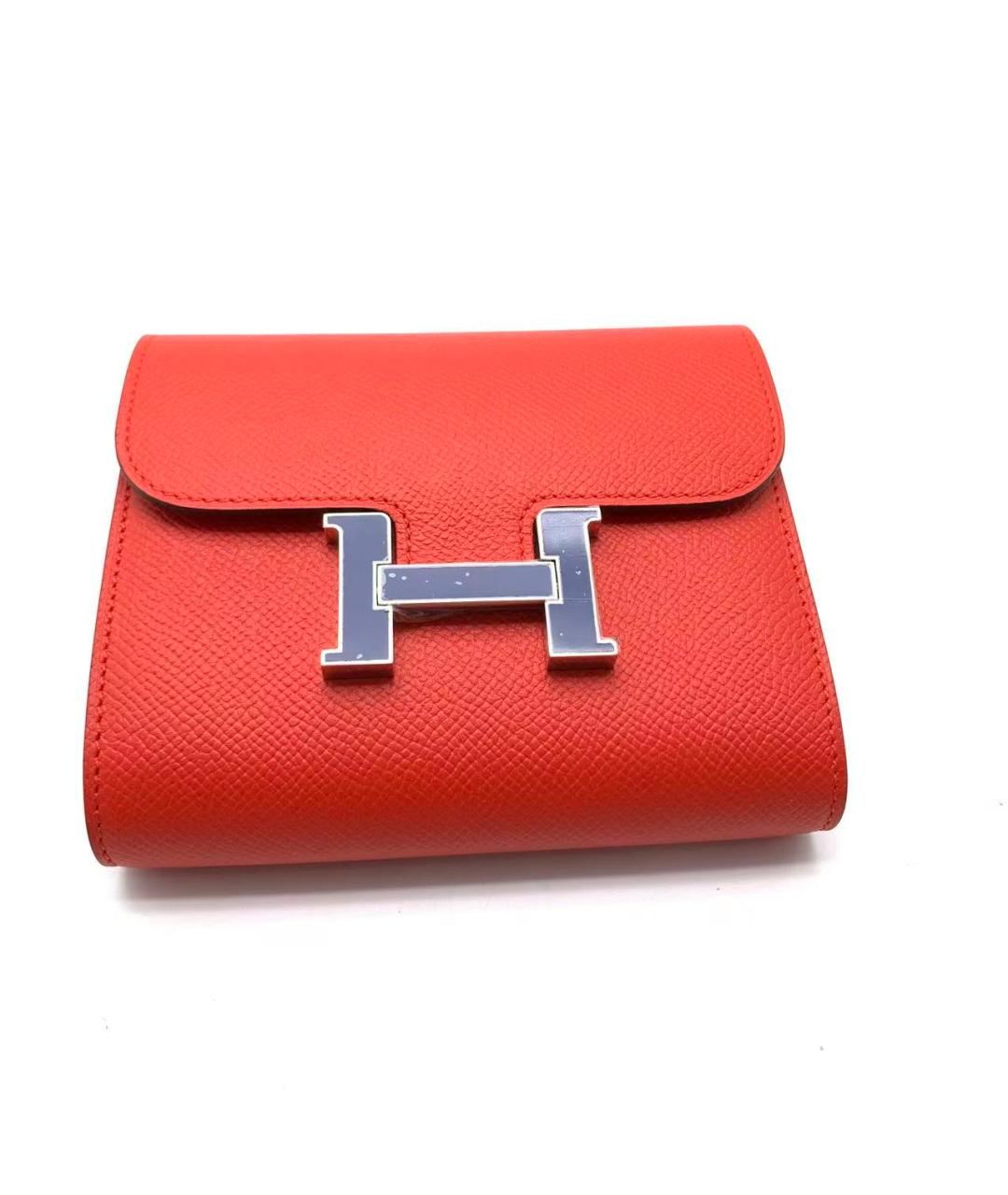 HERMES Красный кошелек, фото 4