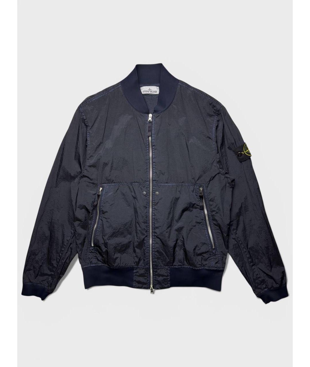 STONE ISLAND Темно-синяя куртка, фото 6