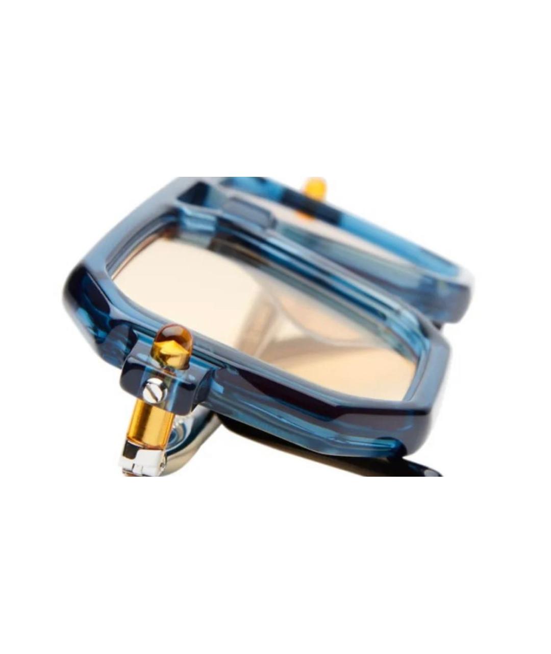 KUBORAUM Синие пластиковые солнцезащитные очки, фото 2