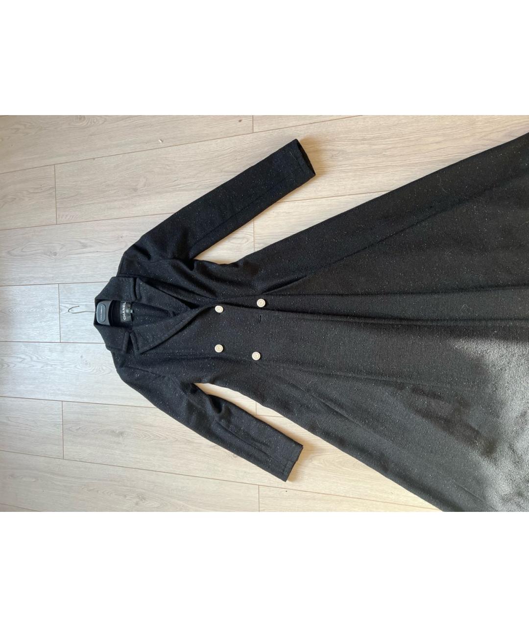 CHANEL Черное пальто, фото 4