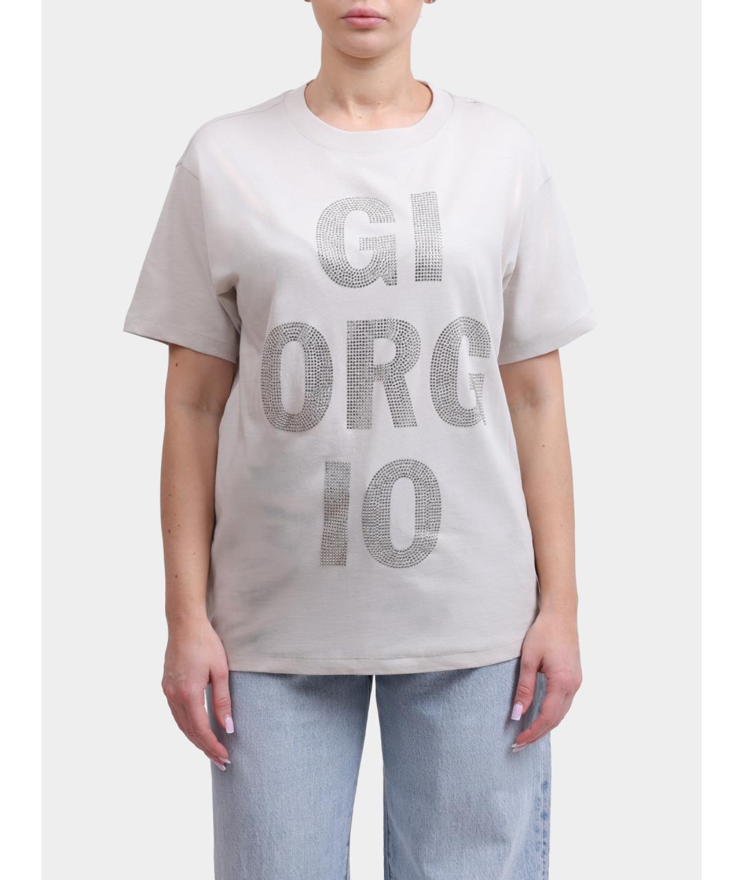 ARMANI EXCHANGE Белая хлопковая футболка, фото 6