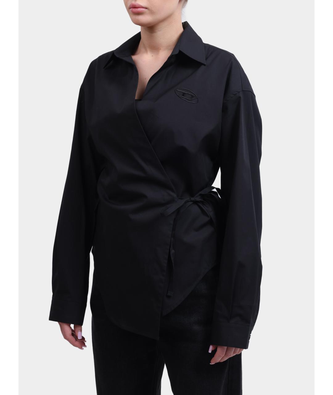 DIESEL Черная хлопковая рубашка, фото 3